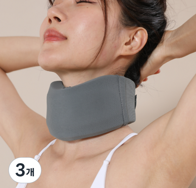바디코렉 안락한 쿠션형 목 보호대 밴드, 3개