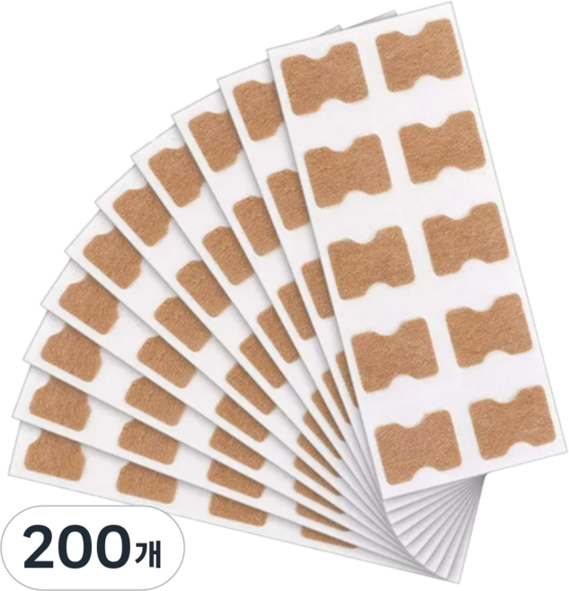 담담몰 내성 발톱 교정 테이프 스티커, 200개