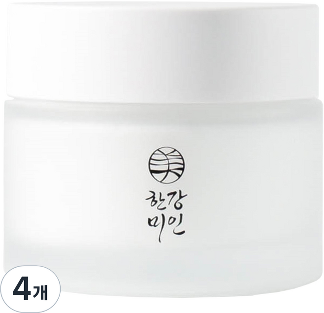 한강미인 쌀겨수 모공 주름 미백 수분크림 [미백/주름개선 이중기능성], 4개, 50ml