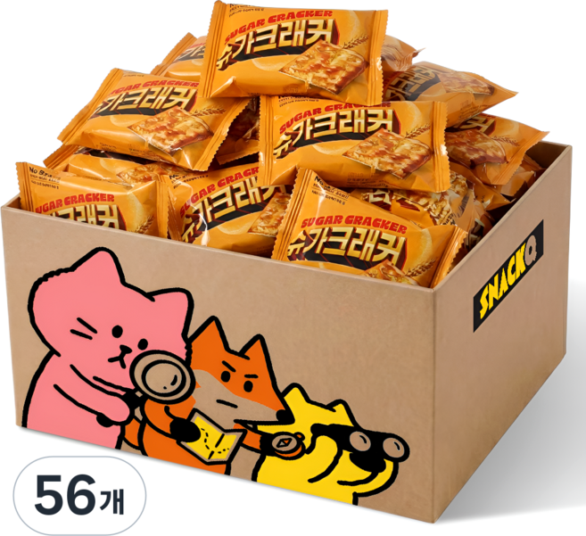 노브랜드 과자, 56개, 슈가크래커