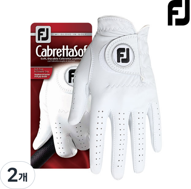 풋조이 2026 카브레타소프 여성 양피 장갑, 2개, 화이트