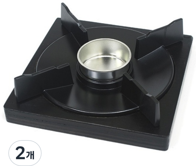 일회용 알콜 사각화로 우드워머set, 170mm, 2개