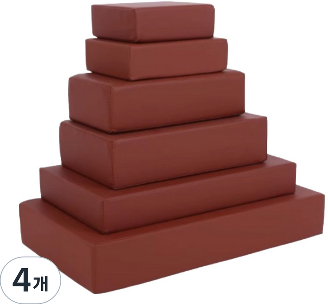 다용도 국산 레자 베개 25x7cm 캠핑 병원 찜질방 사우나 스펀지 가벼움, 4개