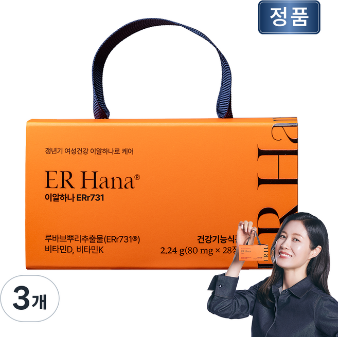 이알하나 ERr731 중년 여성 영양제, 3개, 28정