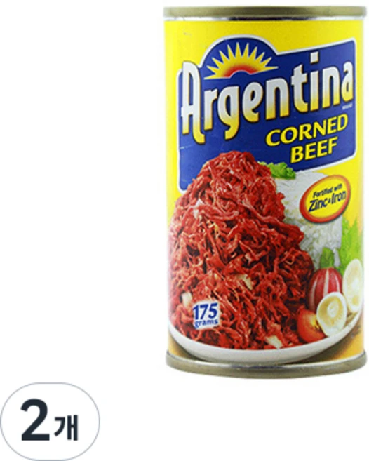 Argentina Corned Beef 175g 아르젠티나 콘드 비프, 2개 - 쿠팡