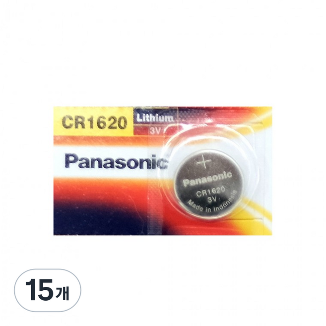 파나소닉 CR1220(1알) 3V 리튬전지 건전지, 15개, 1개입