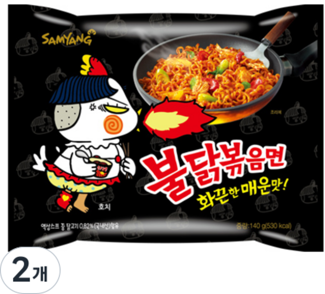 불닭볶음면 140g, 2개