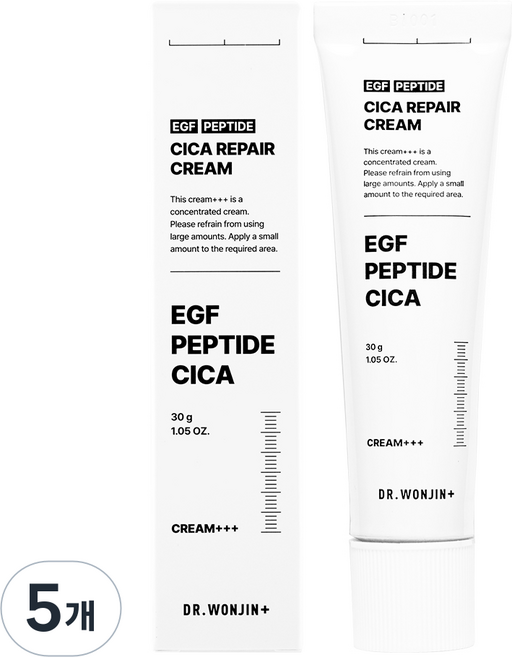 닥터토비아 피부장벽강화제 새살 연고 형 살갗 크림 EGF 펩타이드 시카 케어, 30g, 5개