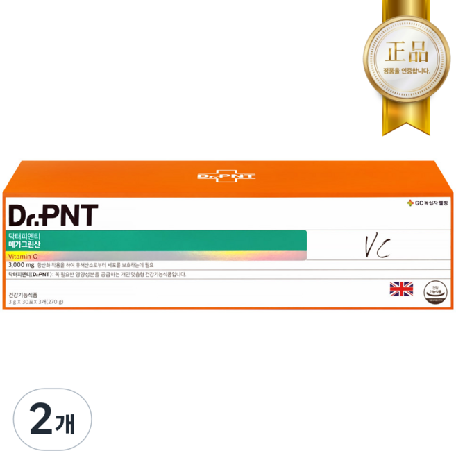 닥터피엔티 메가그린산 비타민C 3000 90p, 270g, 2개