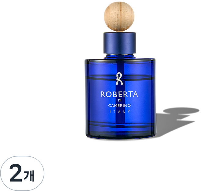 로베르타 차량용(실내용) 냄새 제거 액체형 프레스코블루-파란색, 2개, 120ml, 프레스코블루향