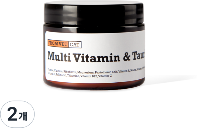 프롬벳 고양이 타우린 영양제, 종합영양제, 50g, 2개