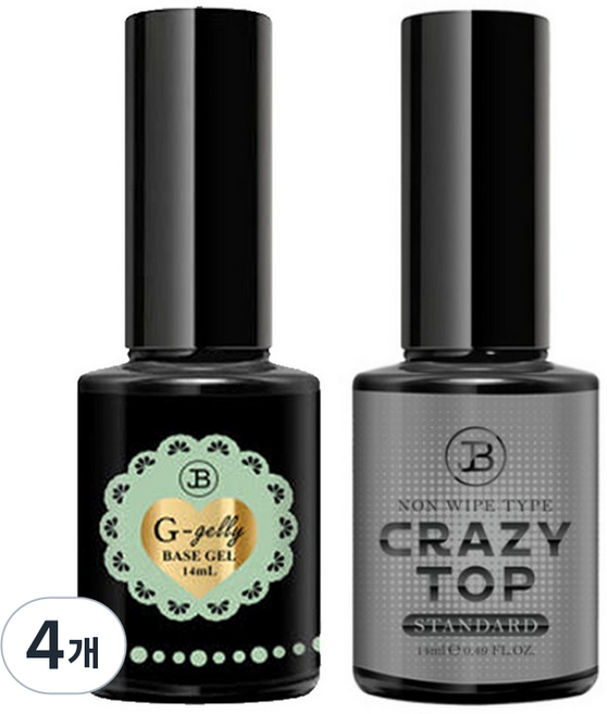 그라시아재팬 그라시아 지젤리베이스 14ml+스탠다드 탑젤 14ml_1세트, 4세트, 지젤리베이스 14ml+스탠다드 탑젤 14ml