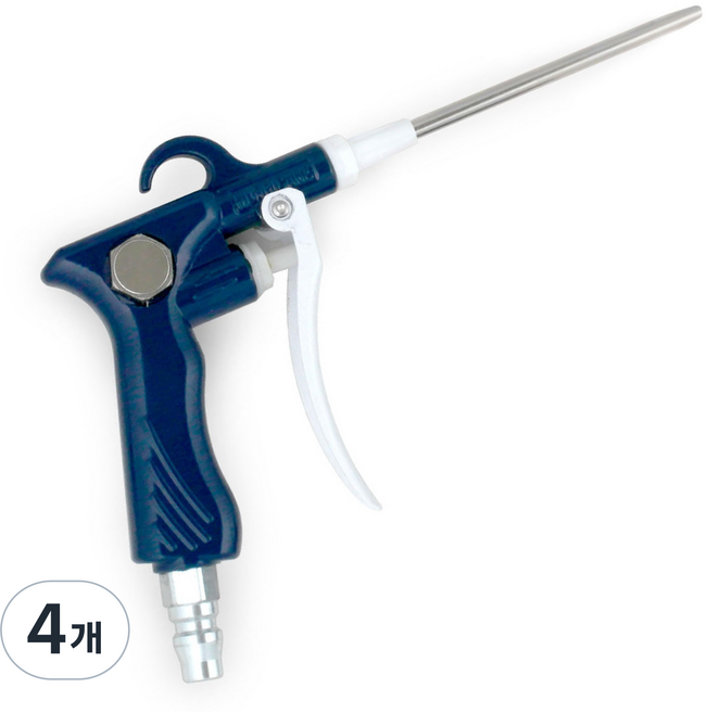 허리케인 자석 에어건 100 콤프레샤에어건 휴대용 가정용 작업장 공장 에어총, 4개