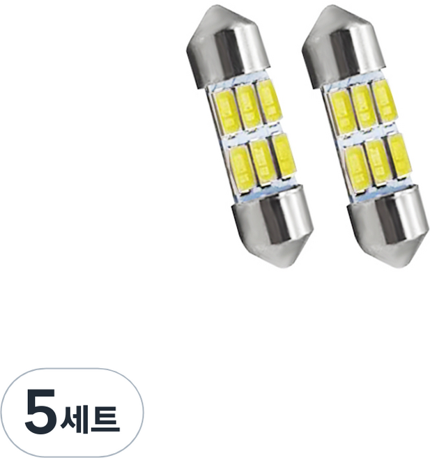 화물차 대형트럭 24V 31mm 6LED 국산 5630CHIP (2개1세트), 5세트