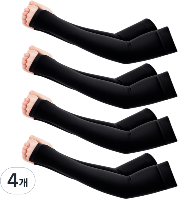 코벨리 쿨토시 팔토시 4세트, 4개, 블랙4세트