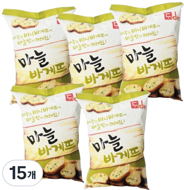 어반티라노 마늘바게뜨 과자, 15개, 90g