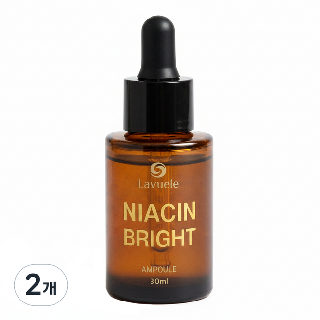 라뷰엘 나이아신아마이드 20% 비타민C 피지 모공 관리 원액 앰플, 2개, 30ml