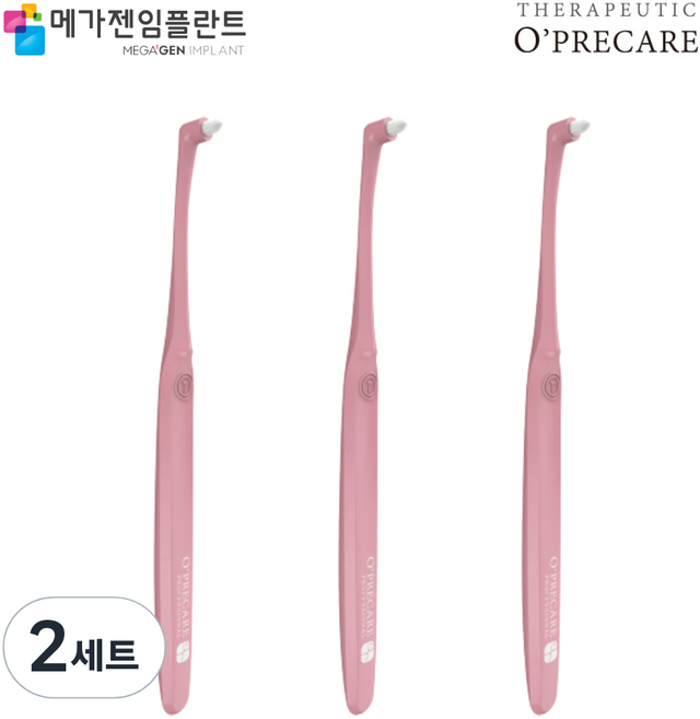 메가젠 오프리케어 치과칫솔 어금니 첨단 칫솔 작은헤드 잇몸 사랑니 교정, 3개입, 2세트