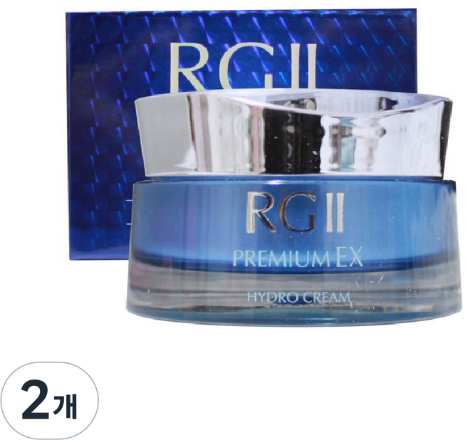 알지투 프리미엄 이엑스 하이드로 영양 수분 크림/단품 케이스, 2개, 55ml