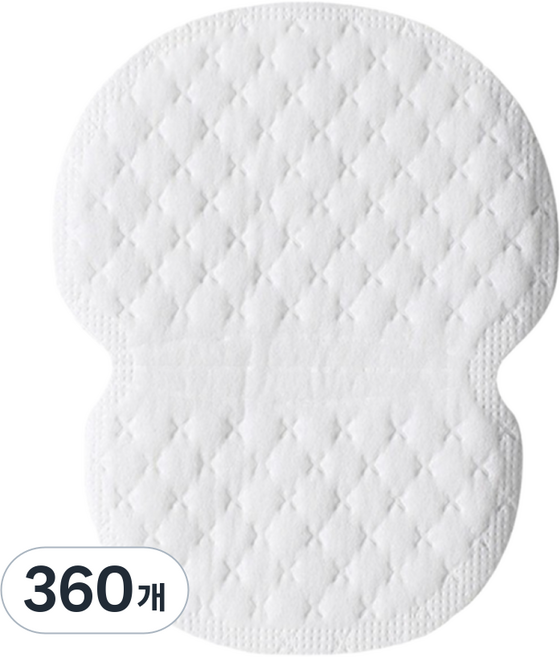 나인밸리 겨드랑이 겨땀 패드, 360개, 화이트