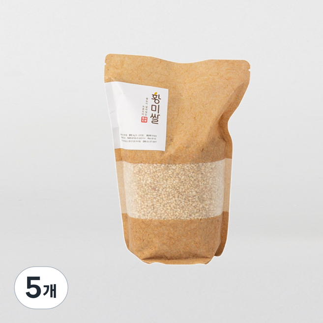 올쿠 황미쌀 1000지퍼백, 5개, 1kg