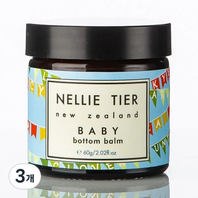 넬리티어 베이비 바텀 밤, 60g, 3개 - 쿠팡