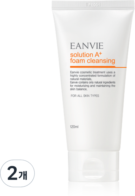 엔비 솔루션 여드름기능성 폼클렌징, 120ml, 2개