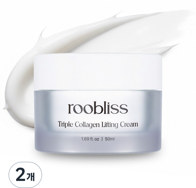 루블리스 꿀타래 콜라겐 목주름개선 탄력 모공 리프팅 크림, 2개, 50ml