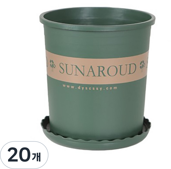 한가득마켓 플라스틱화분 10개, 20개, 그린