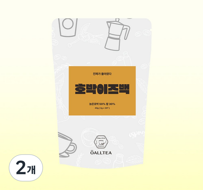 뉴올티 호박 팥 우엉 작두콩 호박이즈백, 2개, 20개입, 2g