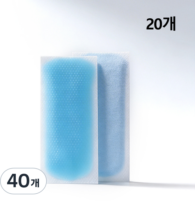 ROYAI ONE 여름 휴대용 쿨링 패치 쿨패치, 40개
