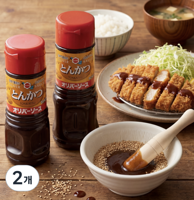 올리버 1948 고베 돈까스 소스, 580g, 2개