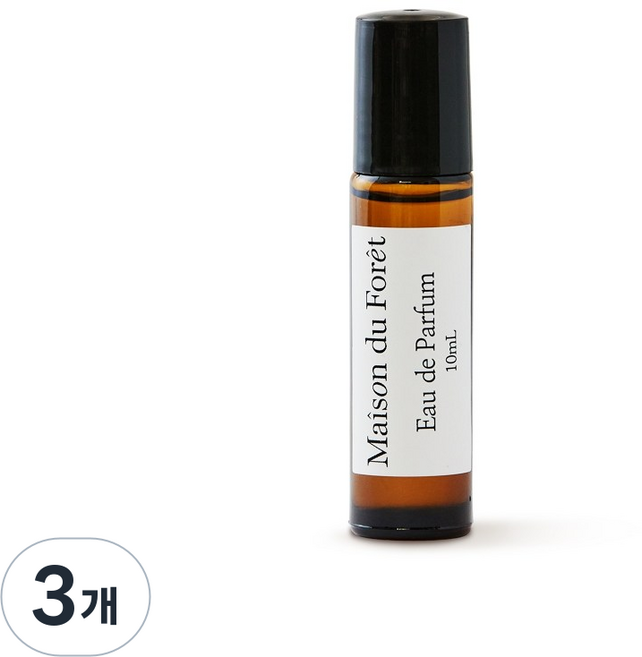 베르가미아22 오드퍼퓸 남녀공용 카피향수 Maison Du Foret, 3개, 10ml