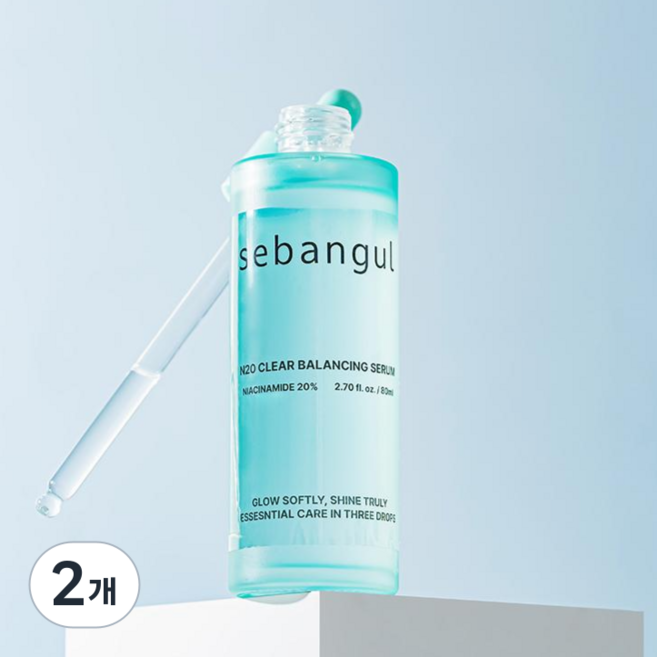 세방울 N20 클리어 밸런싱 세럼 나이아신아마이드 20% 세럼 잡티 세럼, 2개, 80ml