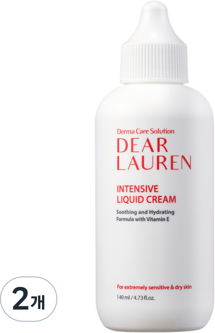 디어로렌 물크림 에센스 토너 약산성 속건조 리퀴드크림, 2개, 140ml