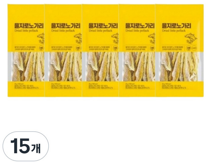 을지로노가리 (고추장포함), 15개, 35g