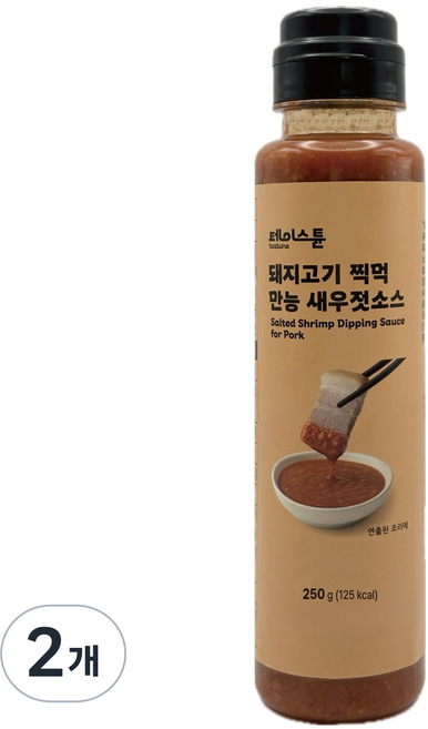 테이스튠 돼지고기 찍먹 만능 새우젓소스, 2개, 250g