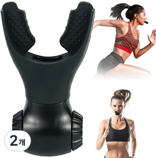 애플버니 듀얼 컨트롤러 복식호흡기 Ver3 흉곽호흡 폐활량운동기구 필라테스 복식 호흡, 2개