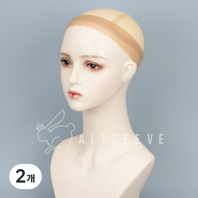 코스프레 가발망 실리콘 헤어밴드 가발 고정 밴드 가발캡 통가발 필수템, 스킨 Skin, 2개