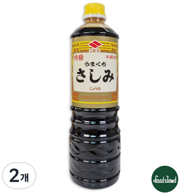 니비시 사시미 간장 소유, 2개, 1L
