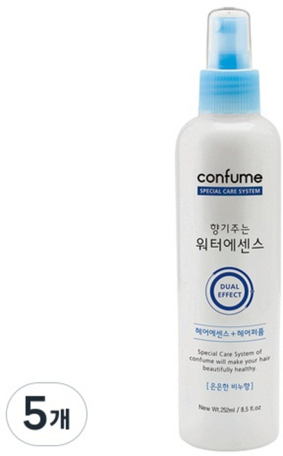 과일나라 컨퓸 향기주는 워터에센스 은은한 비누향, 252ml, 5개