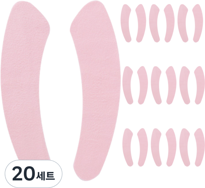 멜팅마켓 붙이는 극세사 변기시트, 핑크, 20세트