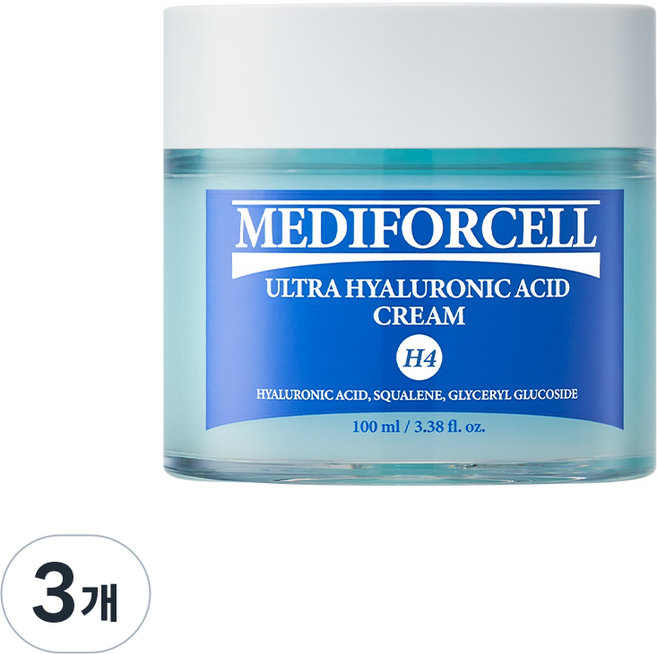 메디포셀 울트라 히알루론산 크림, 3개, 100ml