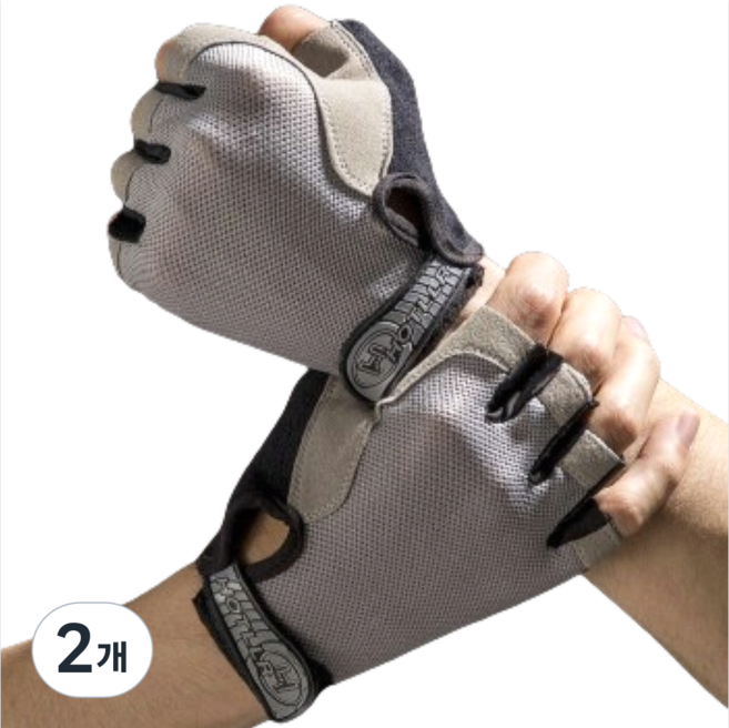 엑스트레일 자전거 헬스 장갑 남여공용 라이딩 싸이클, 그레이, 2개