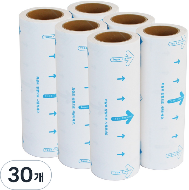 필굿리빙 돌돌이 테이프클리너 리필, 30개