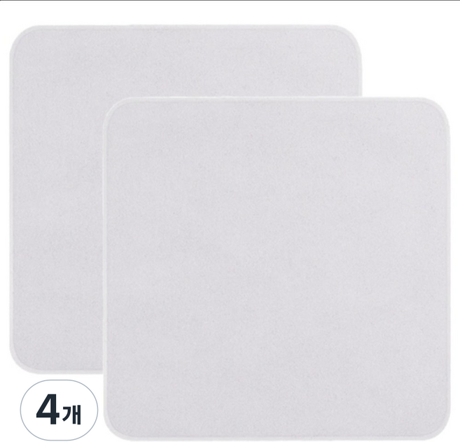 맥북 아이폰 애플 호환 광택용 극세사 천, 4개