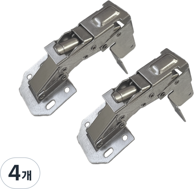 철부자 위로 열리는 경첩 CARVAN 무타공 85도경첩 아웃도어, 4개, 85도 무타공 경첩
