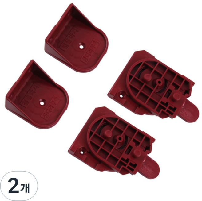 철부자 접이식 상다리부속 세트 좌탁 밥상 교자상, 2개, 상다리부속세트 (대)