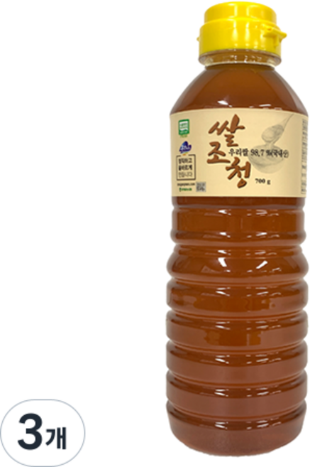 [영월농협] 국산 쌀 조청, 700g, 3개
