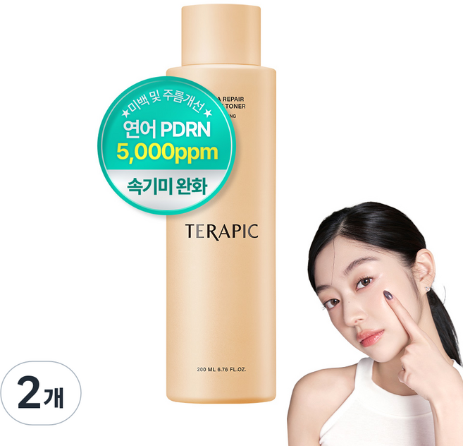 테라픽 더마 리페어 연어 PDRN 속건조 토너, 2개, 200ml